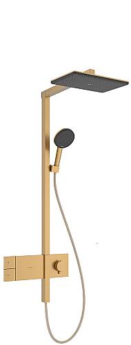 Hansgrohe Raindance Alive Q Termostatik Duş Kolonu EcoSmart Mat Bronz 24581140 - 1
