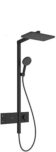 Hansgrohe Raindance Alive Q Termostatik Duş Kolonu EcoSmart Mat Siyah 24581670 - 1