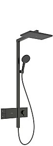 Hansgrohe Raindance Alive Q Termostatik Duş Kolonu EcoSmart Mat SiyahKrom 24581340 - Hansgrohe