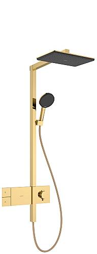 Hansgrohe Raindance Alive Q Termostatik Duş Kolonu EcoSmart Parlak Altın 24581990 - 1