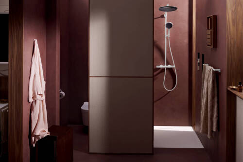 Hansgrohe Raindance Alive S Puro Termostatik Duş Kolonu Mat Beyaz 24592700 - 2