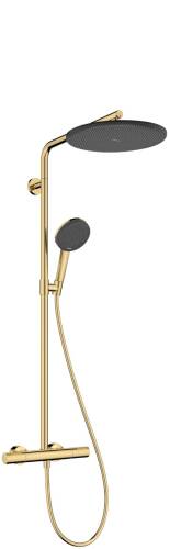 Hansgrohe Raindance Alive S Puro Termostatik Duş Kolonu Parlak Altın 24592990 - 1