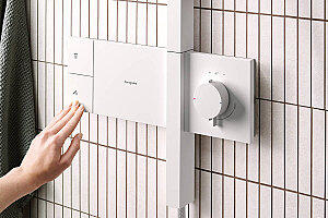 Hansgrohe Raindance Alive S Termostatik Duş Kolonu EcoSmart Mat Beyaz 24583700 - 2