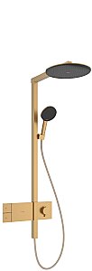 Hansgrohe Raindance Alive S Termostatik Duş Kolonu EcoSmart Mat Bronz 24583140 - Hansgrohe