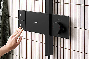 Hansgrohe Raindance Alive S Termostatik Duş Kolonu EcoSmart Mat Siyah 24583670 - 2