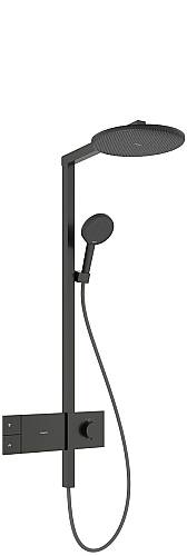 Hansgrohe Raindance Alive S Termostatik Duş Kolonu EcoSmart Mat SiyahKrom 24583340 - 1