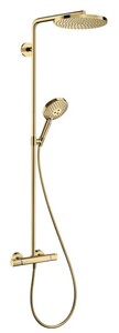 Hansgrohe Raindance Select S Termostatik Duş Kolonu Parlak Altın 27633990 - 1