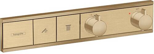 Hansgrohe RainDance Termostatik Tavana Sıfır Ankastre Duş Sistemi Mat Bronz - 4