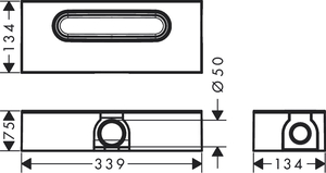 Hansgrohe RainDrain Flex Duş Kanal Seti 70cm -Mat Siyah - 4