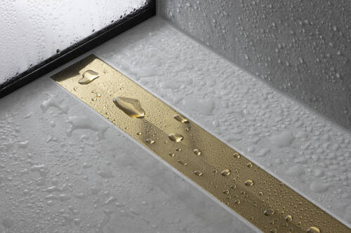 Hansgrohe RainDrain Flex Duş Kanalı 120cm Parlak Altın 56047990 - 2