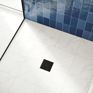 Hansgrohe RainDrain Point Yer Süzgeci 10x10 Seramik Kaplanabilir Mat Siyah 56247670 - 2