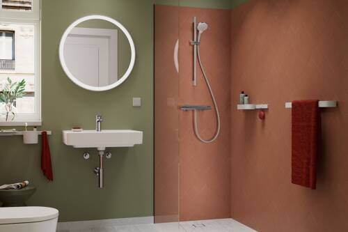 Hansgrohe RainDrain Point Yer Süzgeci 10x10 Seramik Kaplanabilir Paslanma Çelik 56247800 - 4