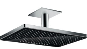 Hansgrohe Rainmaker Select 46cm 2jet Tepe Duşu Siyah/Krom 24004600 - Hansgrohe