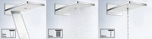 Hansgrohe Rainmaker Select 58cm 3jet Tepe Duşu Siyah/Krom 24001600 - 2