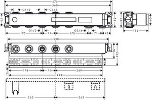 Hansgrohe Rainselect İçset 3 Çıkış 15311180 - 2