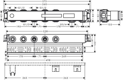 Hansgrohe Rainselect İçset 3 Çıkış 15311180 - 2