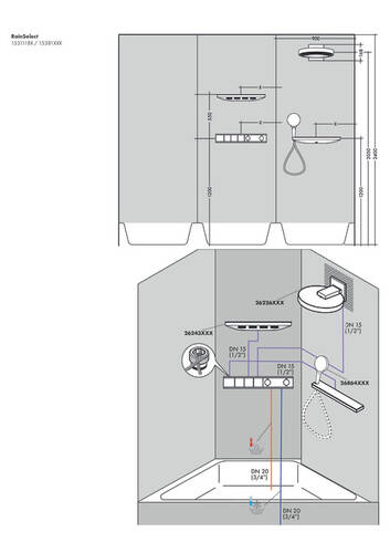 Hansgrohe Rainselect İçset 3 Çıkış 15311180 - 3