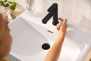 Hansgrohe Rebris S Lavabo Bataryası Mat Siyah 72517670 - 2