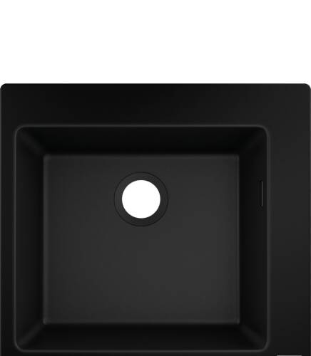 Hansgrohe S510-F450 Tezgah Üstü Granit Eviye 450 Grafit Siyahı 43312170 - 1