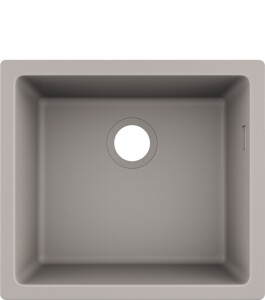 Hansgrohe S510-U450 Tezgah Altı Granit Eviye 450 Beton Grisi 43431380 - 1