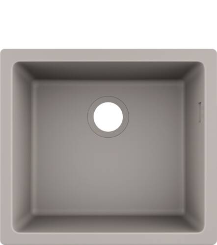 Hansgrohe S510-U450 Tezgah Altı Granit Eviye 450 Beton Grisi 43431380 - 1