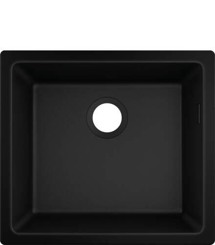 Hansgrohe S510-U450 Tezgah Altı Granit Eviye 450 Grafit Siyahı 43431170 - 1