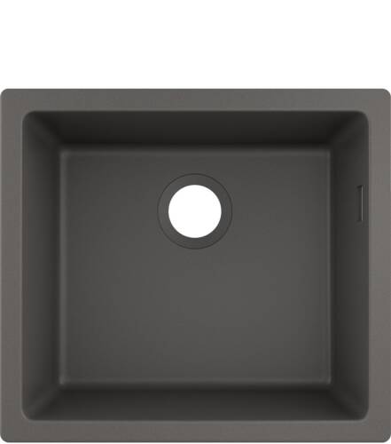 Hansgrohe S510-U450 Tezgah Altı Granit Eviye 450 Taş Grisi 43431290 - 1