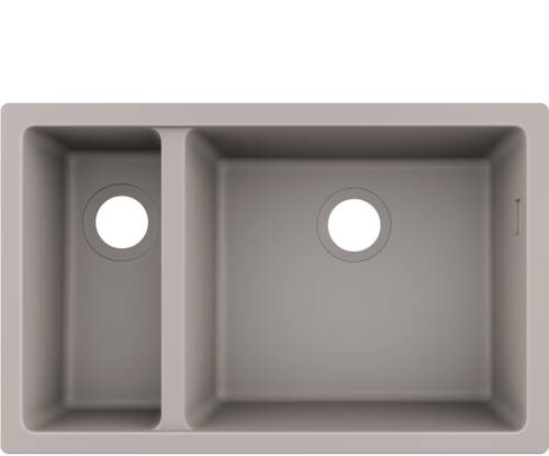 Hansgrohe S510-U635 Tezgah Altı Granit Eviye 180/450 Beton Grisi 43433380 - 1