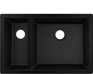 Hansgrohe S510-U635 Tezgah Altı Granit Eviye 180/450 Grafit Siyahı 43433170 - 1