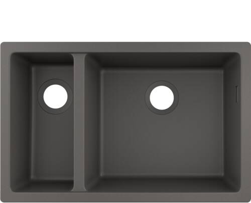 Hansgrohe S510-U635 Tezgah Altı Granit Eviye 180/450 Taş Grisi 43433290 - 1
