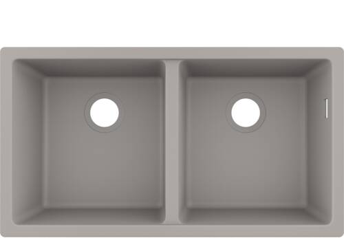 Hansgrohe S510-U770 Tezgah Altı Granit Eviye 370/370 Beton Grisi 43434380 - 1