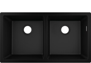 Hansgrohe S510-U770 Tezgah Altı Granit Eviye 370/370 Grafit Siyahı 43434170 - 1