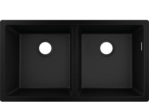Hansgrohe S510-U770 Tezgah Altı Granit Eviye 370/370 Grafit Siyahı 43434170 - 1