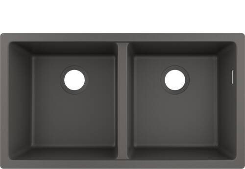 Hansgrohe S510-U770 Tezgah Altı Granit Eviye 370/370 Taş Grisi 43434290 - 1