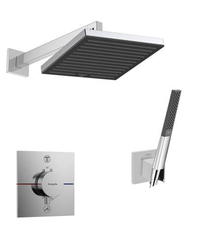 Hansgrohe ShowerSelect Comfort E Termostatik Ankastre Duş Sistemi - 1