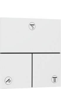 Hansgrohe ShowerSelect Comfort E Ankastre Banyo Bataryası 3 Çıkış Mat Beyaz 15573700 - 1
