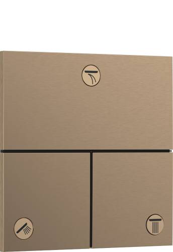 Hansgrohe ShowerSelect Comfort E Ankastre Banyo Bataryası 3 Çıkış Mat Bronz 15573140 - 1