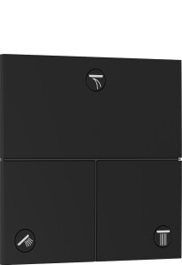 Hansgrohe ShowerSelect Comfort E Ankastre Banyo Bataryası 3 Çıkış Mat Siyah 15573670 - 1