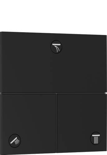 Hansgrohe ShowerSelect Comfort E Ankastre Banyo Bataryası 3 Çıkış Mat Siyah 15573670 - 1