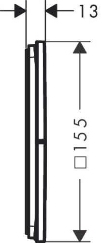 Hansgrohe ShowerSelect Comfort E Ankastre Banyo Bataryası 3 Çıkış Mat Siyah 15573670 - 3