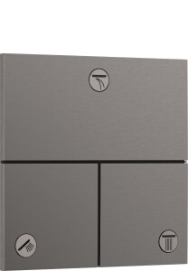 Hansgrohe ShowerSelect Comfort E Ankastre Banyo Bataryası 3 Çıkış Mat SiyahKrom 15573340 - 1