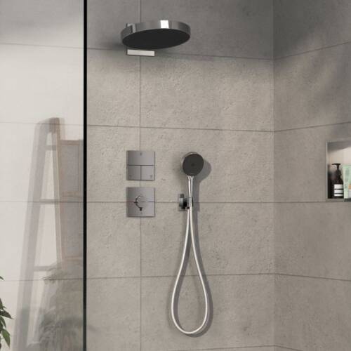 Hansgrohe ShowerSelect Comfort E Termostatik Ankastre Bataryası 1 Çıkış ve İlave Çıkış 15575000 - 2