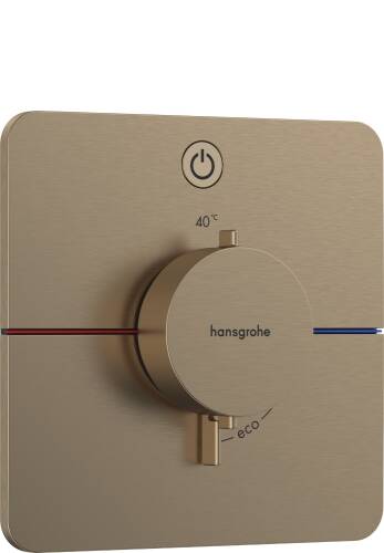 Hansgrohe ShowerSelect Comfort Q Termostatik Ankastre Banyo Bataryası 1 Çıkış Mat Bronz 15581140 - 1