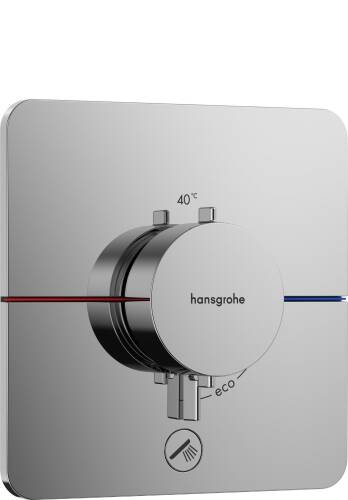 Hansgrohe ShowerSelect Comfort Q Termostatik Ankastre Bataryası 1 Çıkış ve İlave Çıkış 15589000 - 1