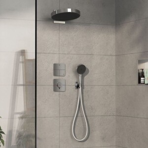 Hansgrohe ShowerSelect Comfort Q Termostatik Ankastre Bataryası 1 Çıkış ve İlave Çıkış 15589000 - 2