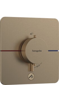 Hansgrohe ShowerSelect Comfort Q Termostatik Ankastre Bataryası 1 Çıkış ve İlave Çıkış Mat Bronz 15589140 - Hansgrohe
