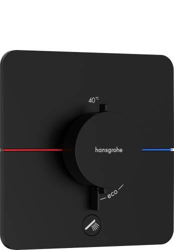 Hansgrohe ShowerSelect Comfort Q Termostatik Ankastre Bataryası 1 Çıkış ve İlave Çıkış Mat Siyah 15589670 - 1