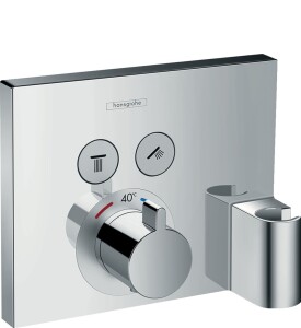 Hansgrohe ShowerSelect Termostatik Ankastre Banyo Bataryası 2 Çıkış 15765000 - 1