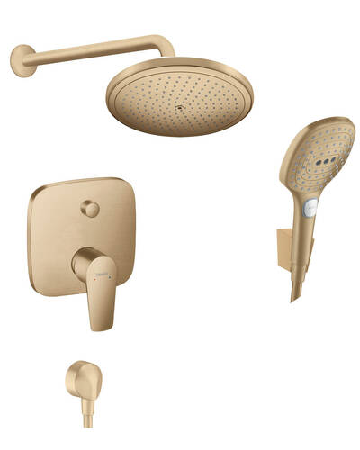 Hansgrohe Talis E Ankastre Duş Sistemi Mat Bronz - 1