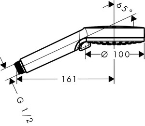 Hansgrohe Ankastre Duş Sistemi Mat Siyah - 5